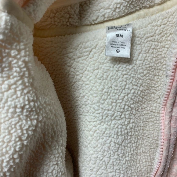4/30$ Carter’s teddy sweatshirt 18months - Picture 4 of 5